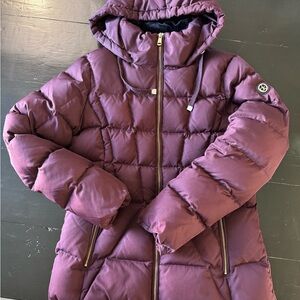 Calvin Klein Purple Down Puffer Jacket